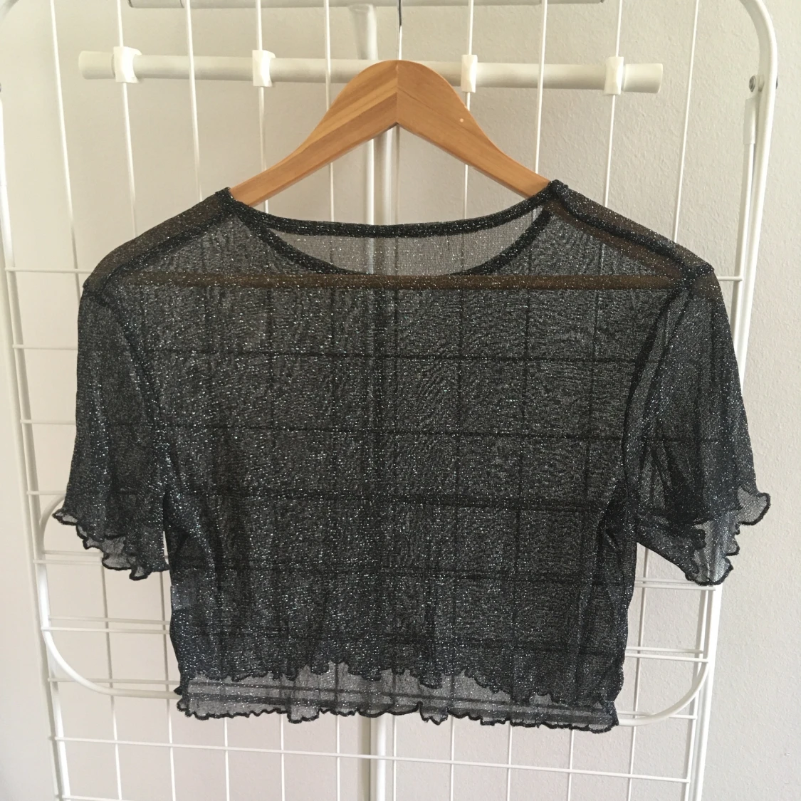 Glittrig crop top S - 90