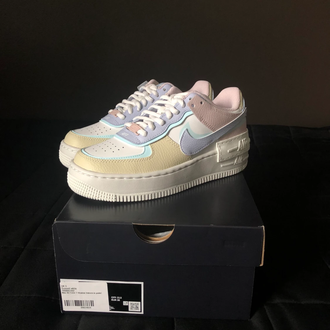 AF1 Shadow White Glacier Pastel