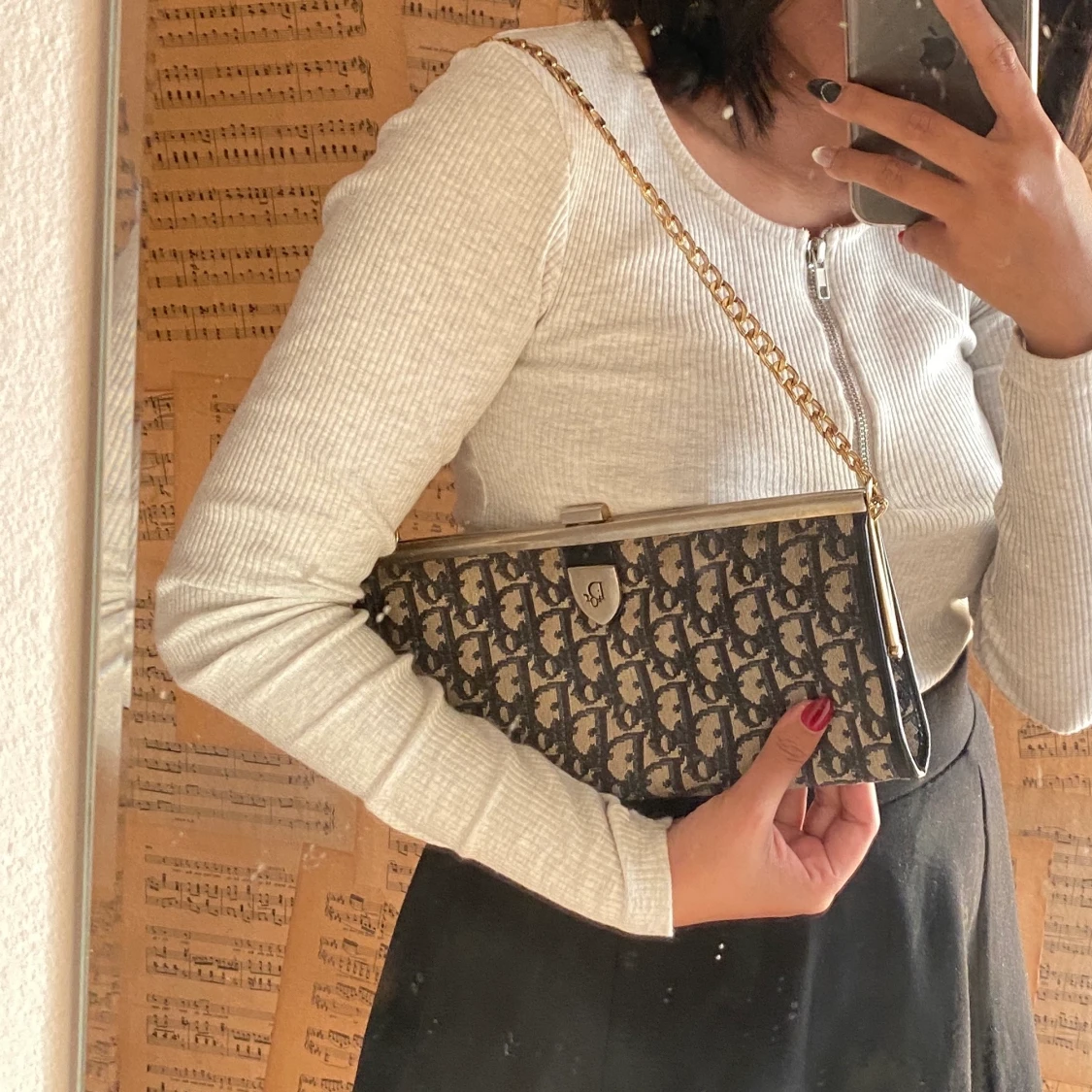 Christian dior kuvertväska  - 90