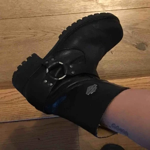  - Vintage Harley Davidson boots i storlek 40 🌞