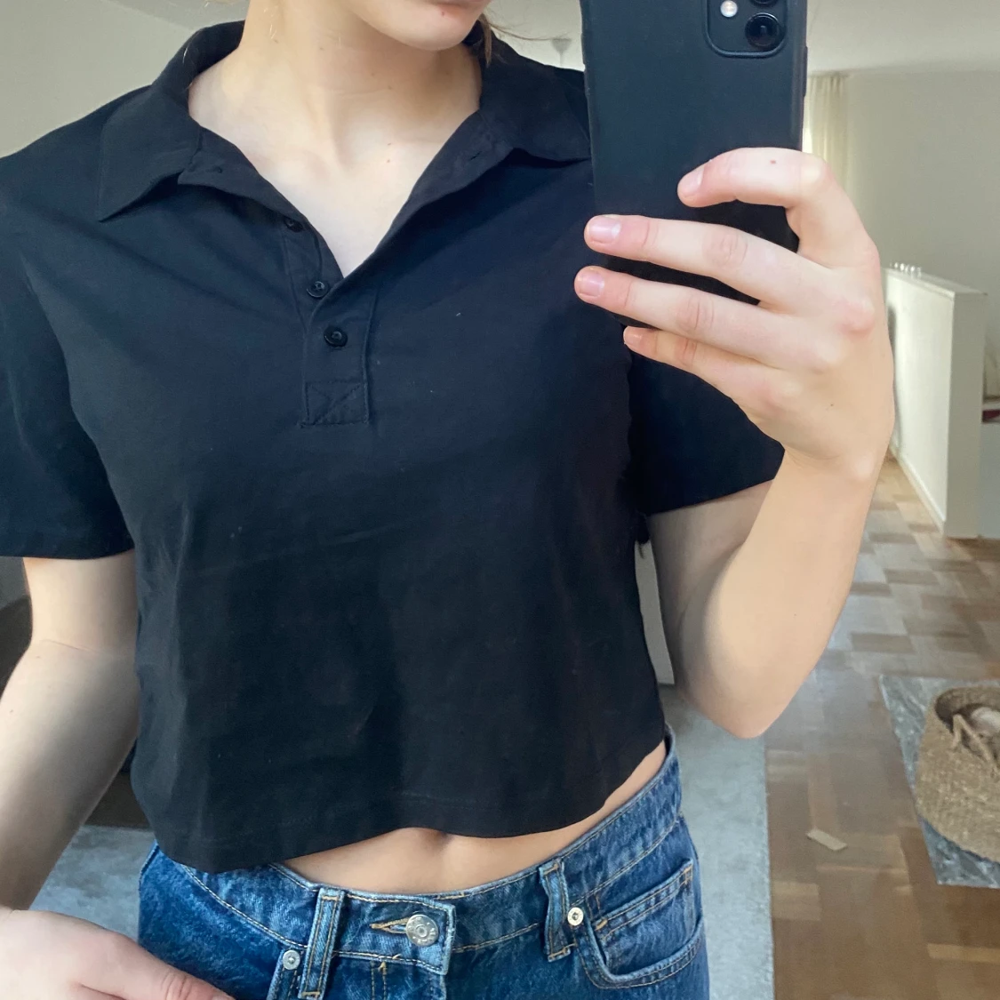 Croppad piké storlek S, na-kd