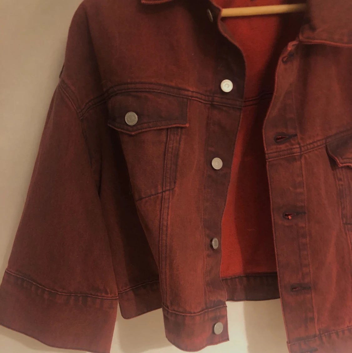 Oversized jeans jacka 