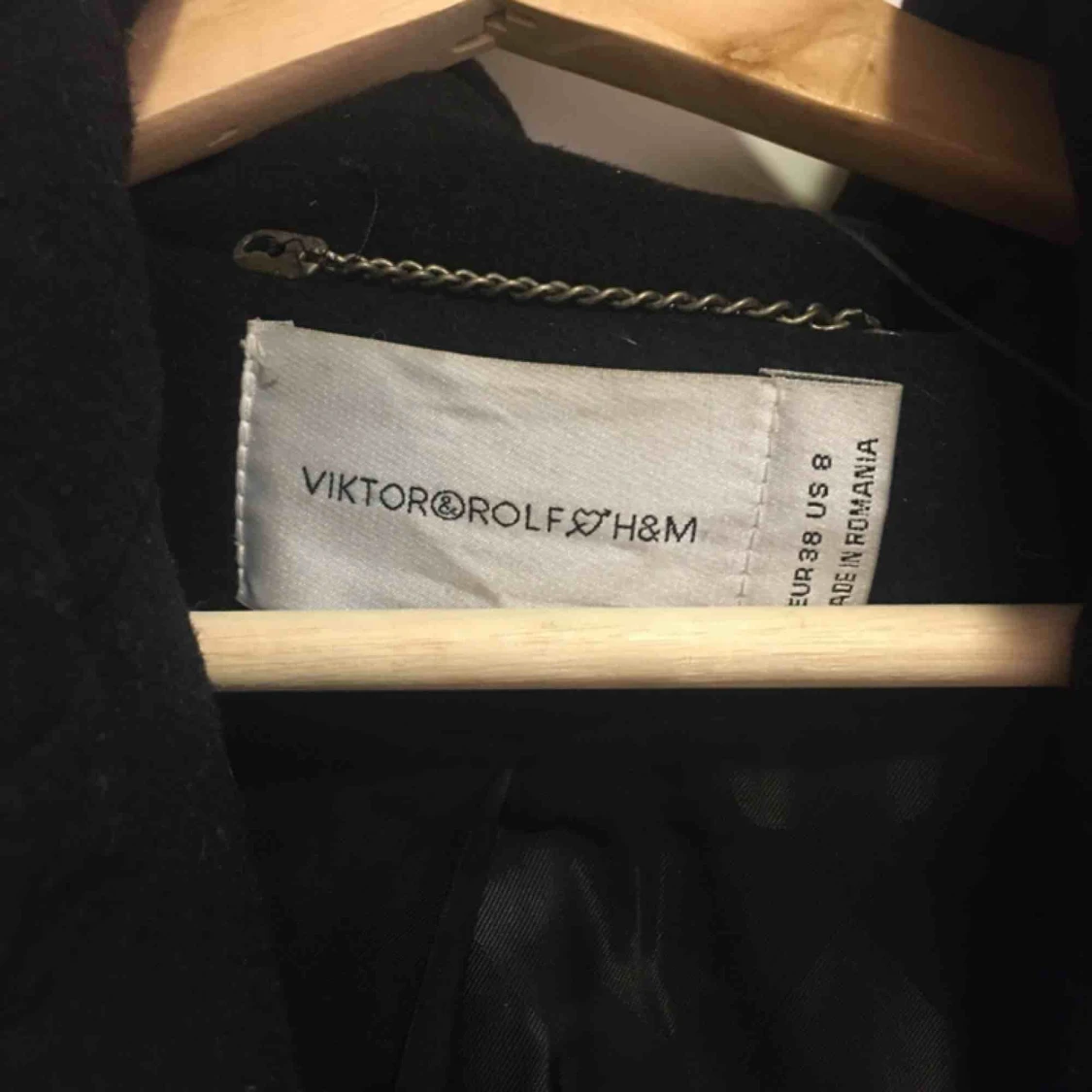 Kort kappa i ull - 90