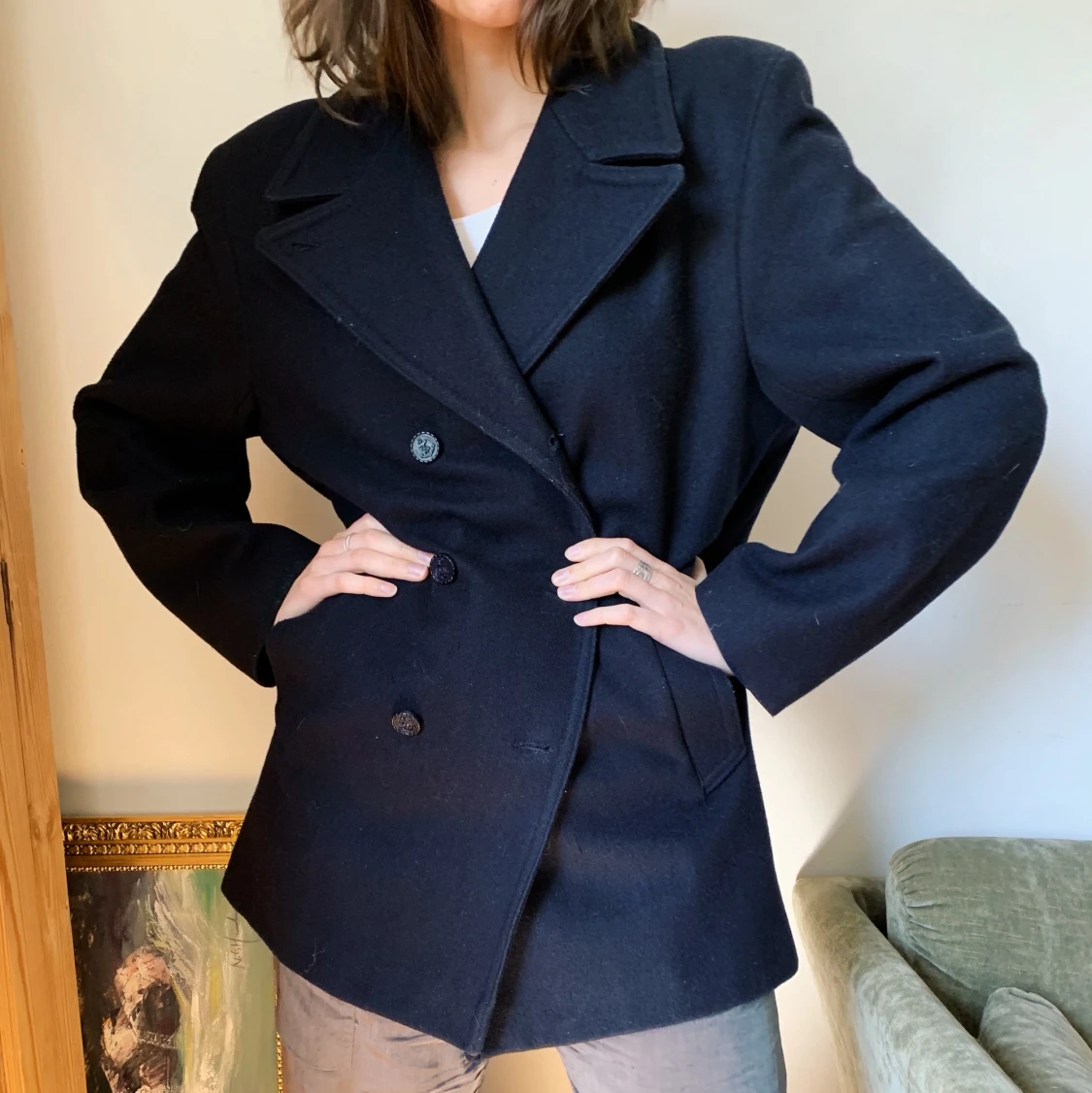 Ullkavaj oversized strl 40