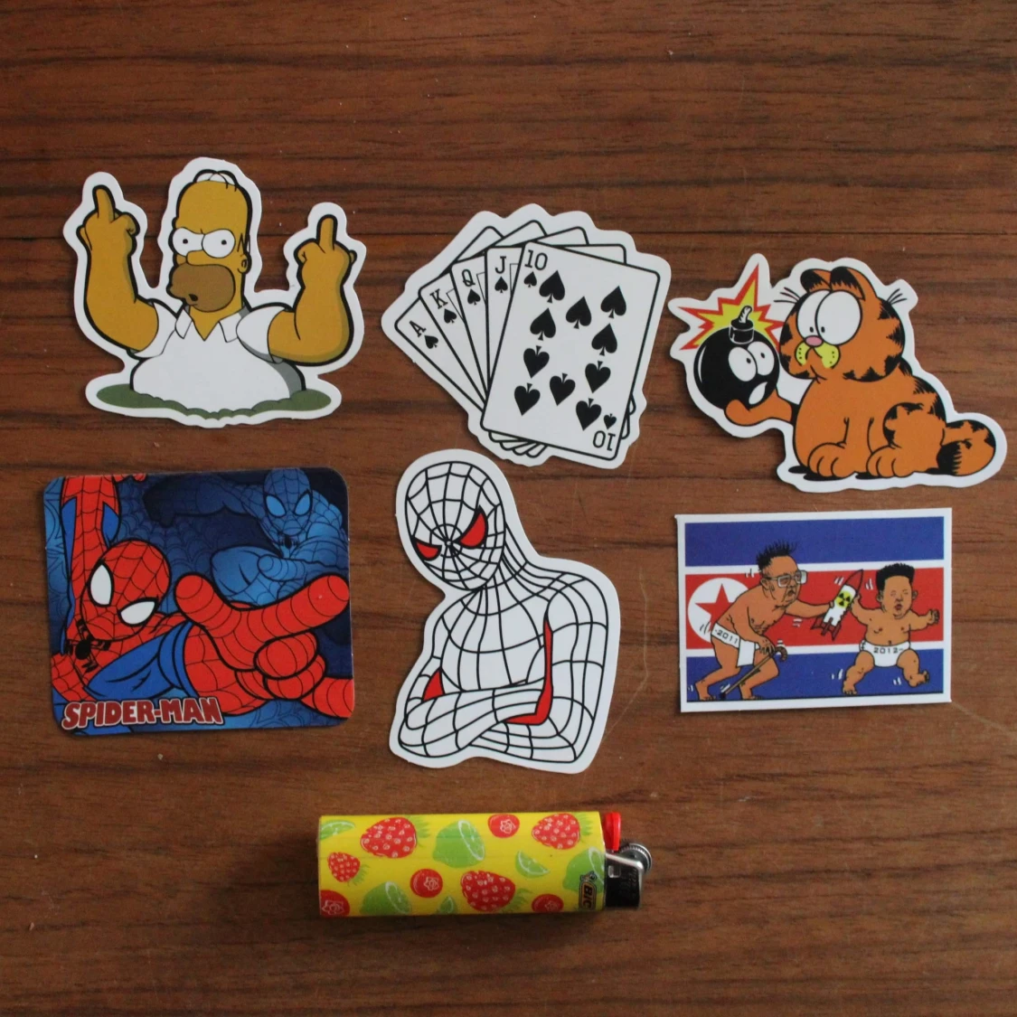 6 klistermärken  - 90