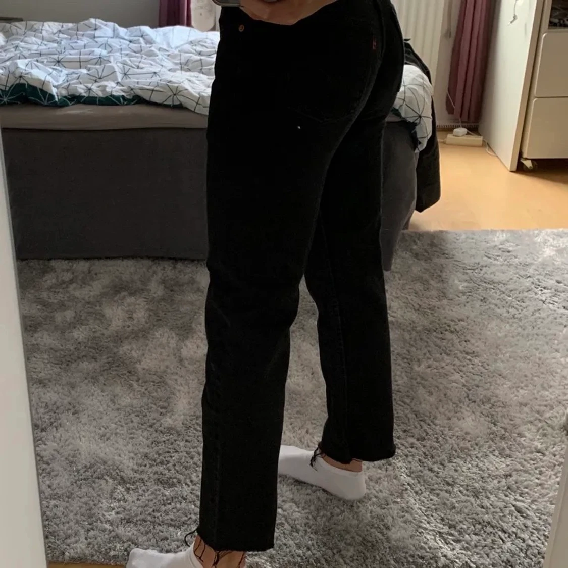 Svarta raka Levis jeans  - 90