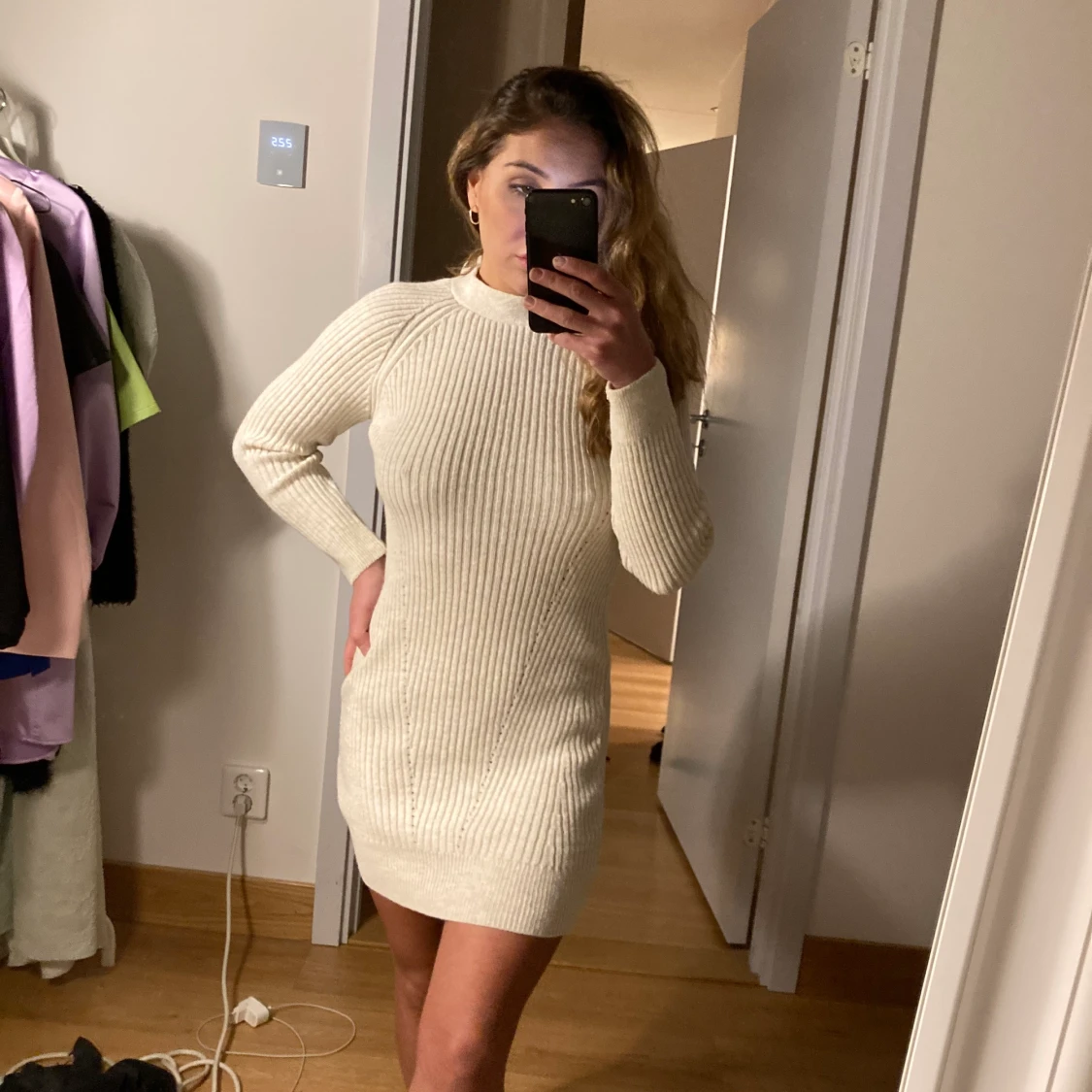 Stickad klänning (prislapp kvar)