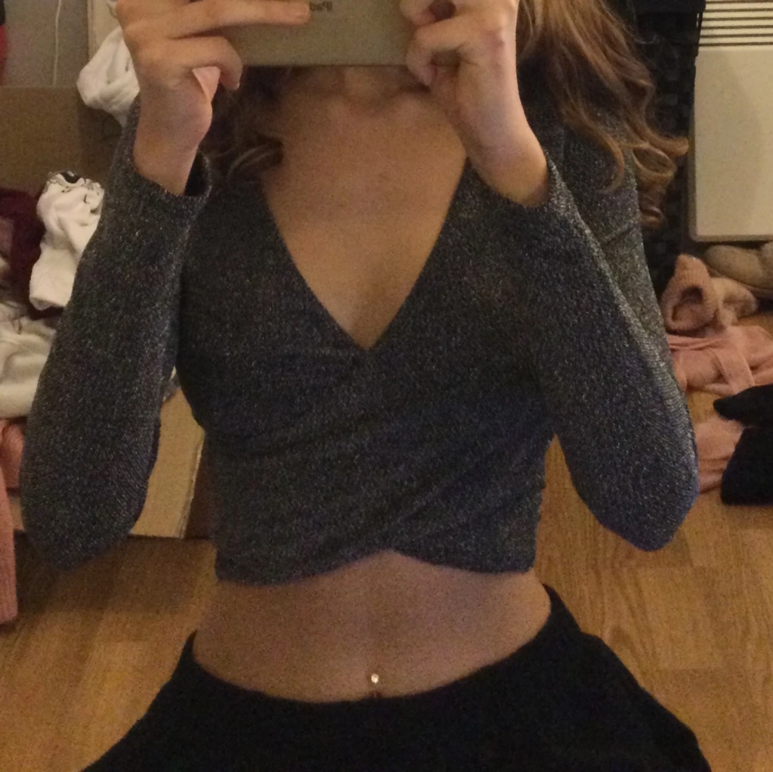 Glittrig festtröja  - 90