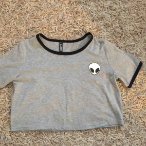  - Jättefin grå t-shirt! Säljer då den inte kommer till användning. Strl M men passar även XS beroende på hur man vill att den ska sitta 😊 Köpare står för frakt