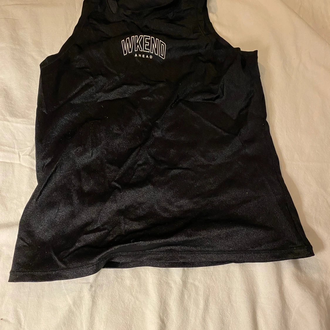 Svart tränings linne 