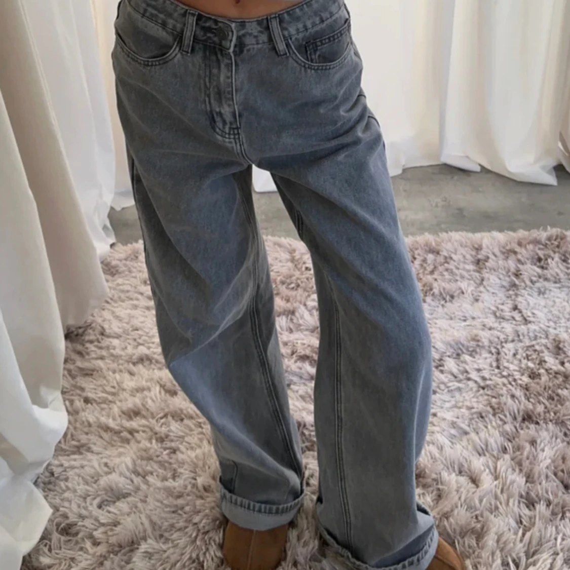 Gråa jeans  - 90
