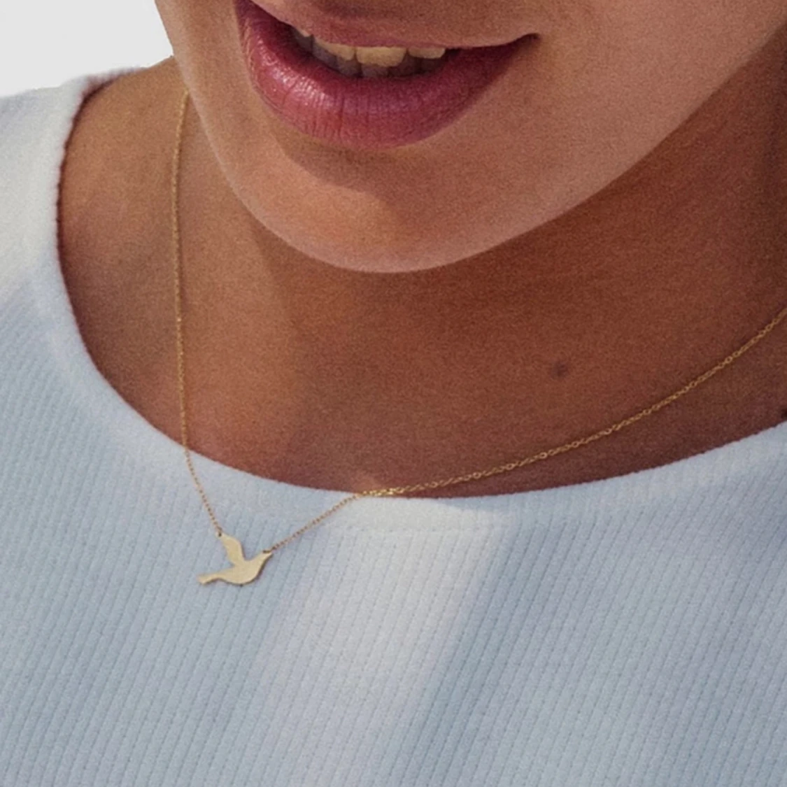 Dove Necklace Gold - 90