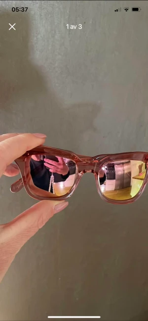  Chimi  - Supersnygga Chimi nr 5 i rosa spegelglas, sparsamt använda så i nyskick 