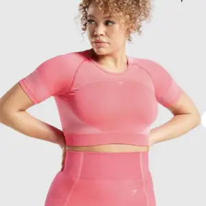 Såå fin rosa träningströja i seamless material. Köpt för 400 kr på gymsharks hemsida men tyvärr för liten för mig. Har kvar lapparna. 💕
