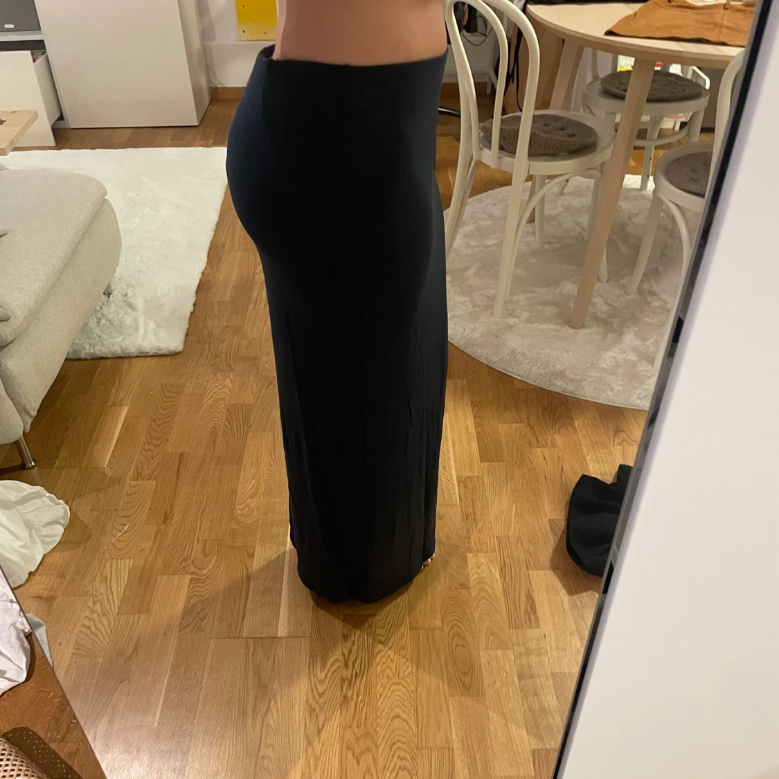 mörkblå maxikjol - 90