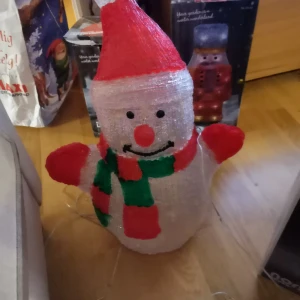 Trädgårdsfigurer snögubbe belysning - Trädgårdsfigurer snö gubbe med belysning