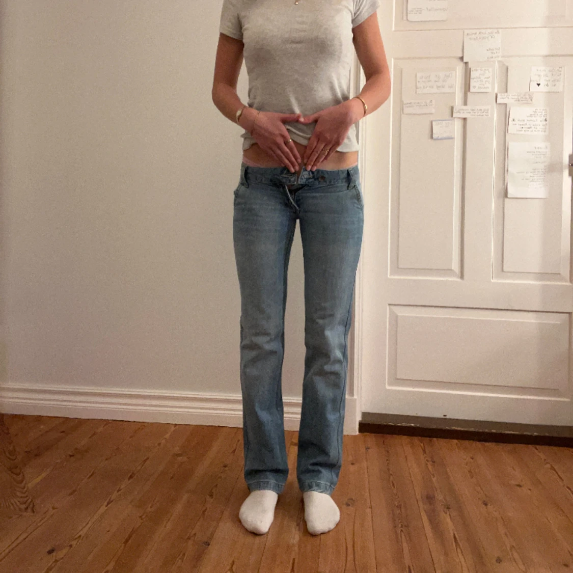 Lågmidjade jeans  - 90