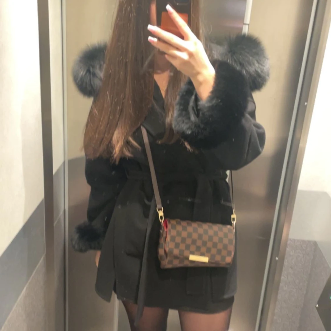 Kappa med päls - 90