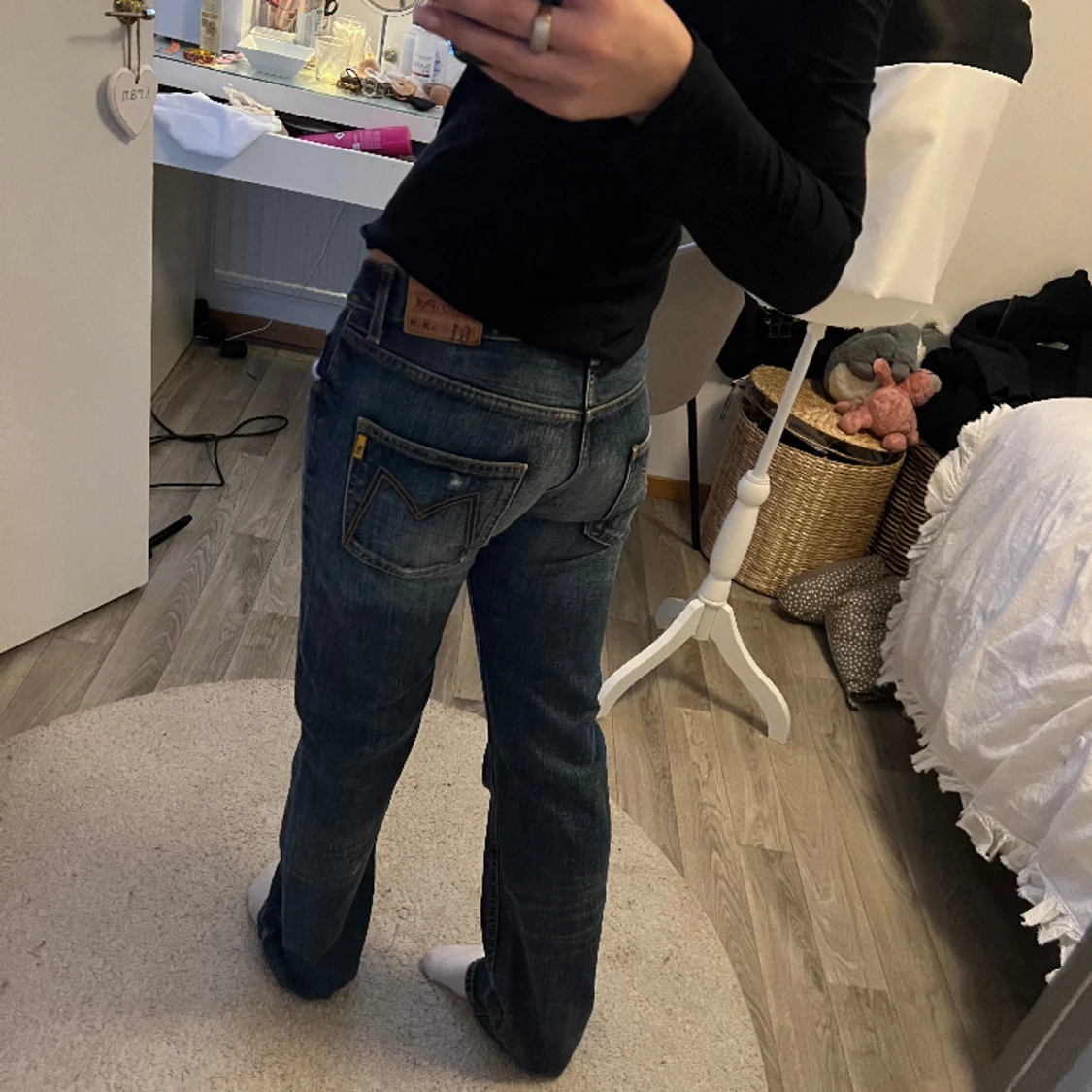 Lågmidjade jeans - 90