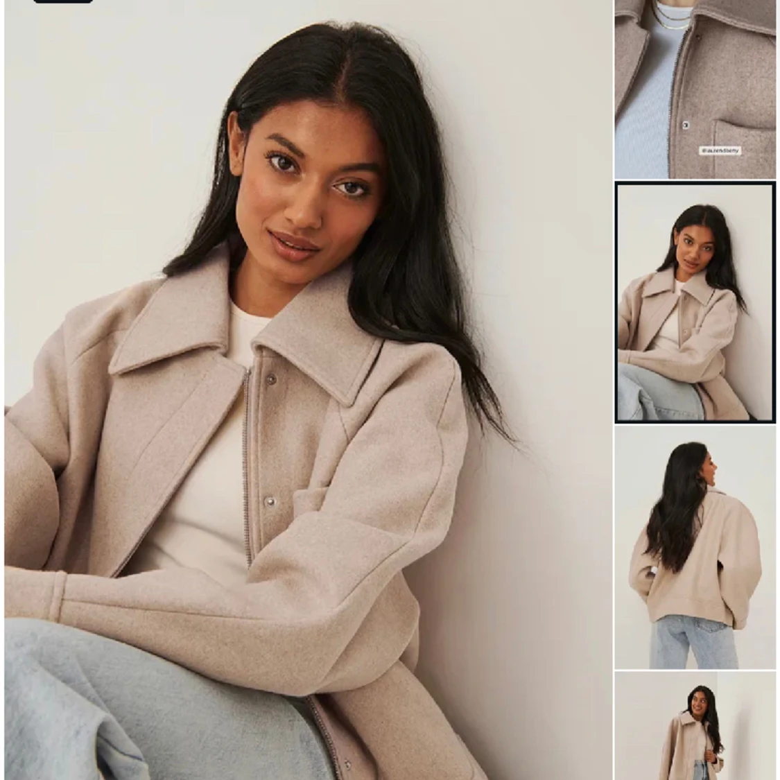 Beige vår jacka  - 90