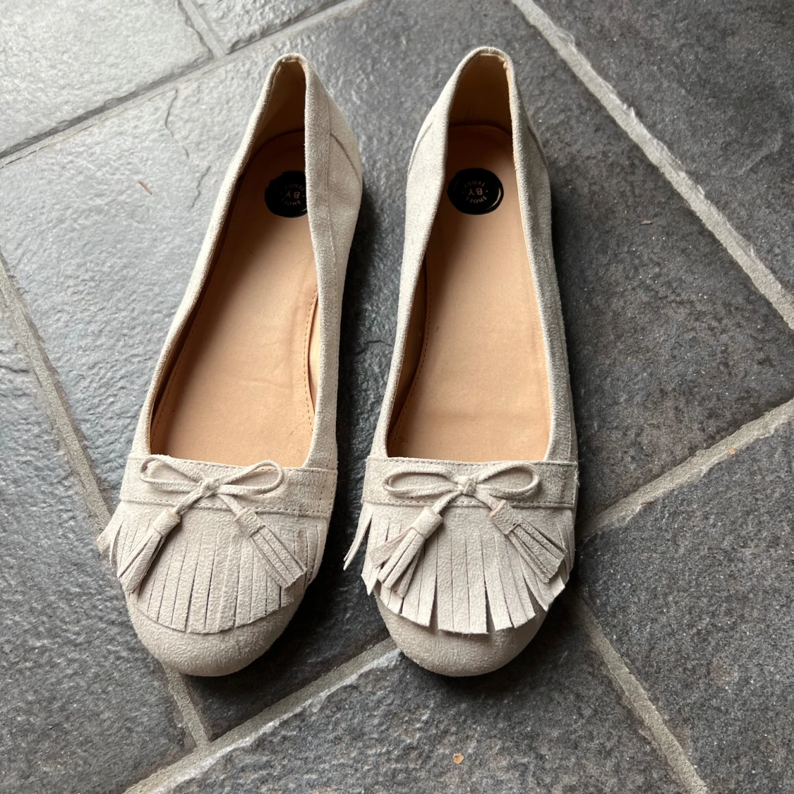 Beiga ballerinaskor 