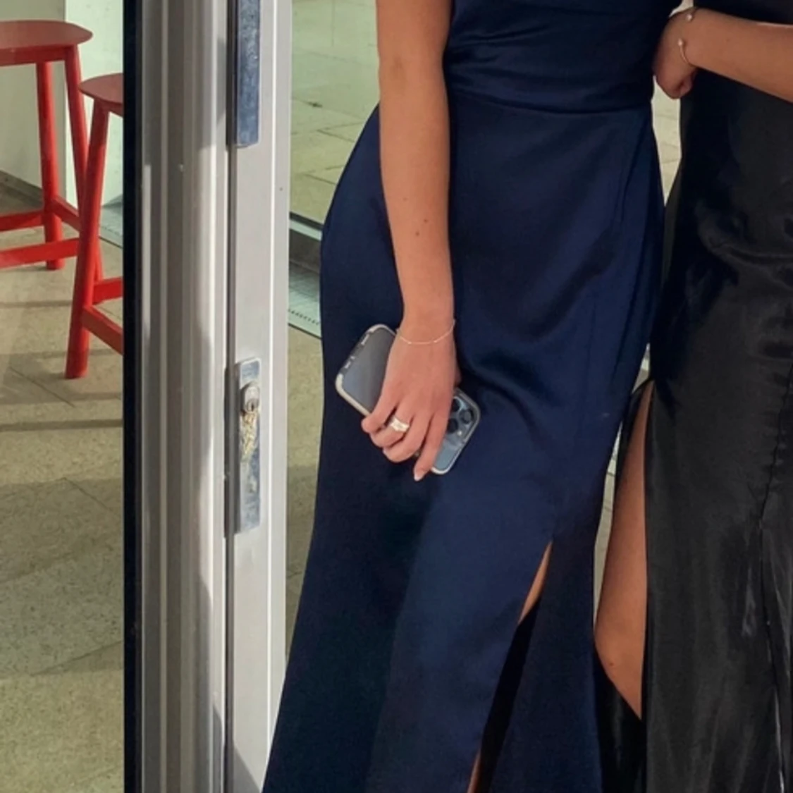 Marinblå Balklänning  - 90