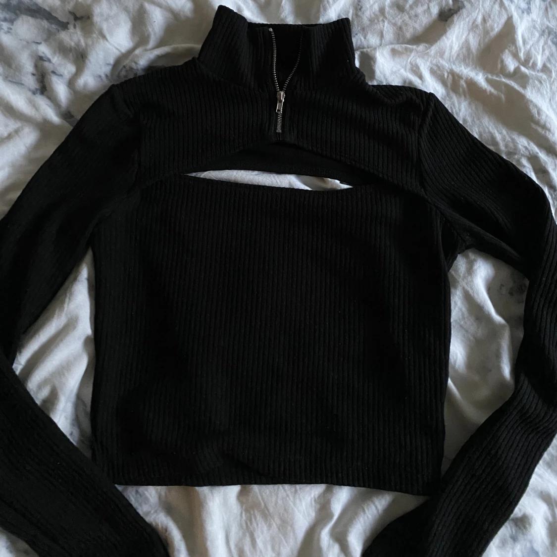 Turtle neck dragkedja