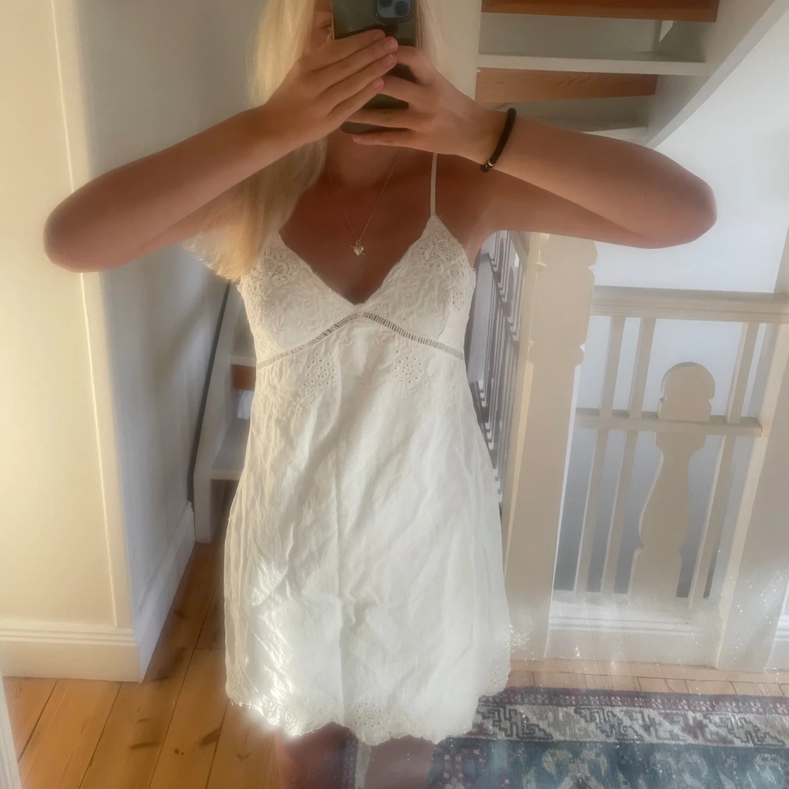 Vit Zara-klänning  - 91