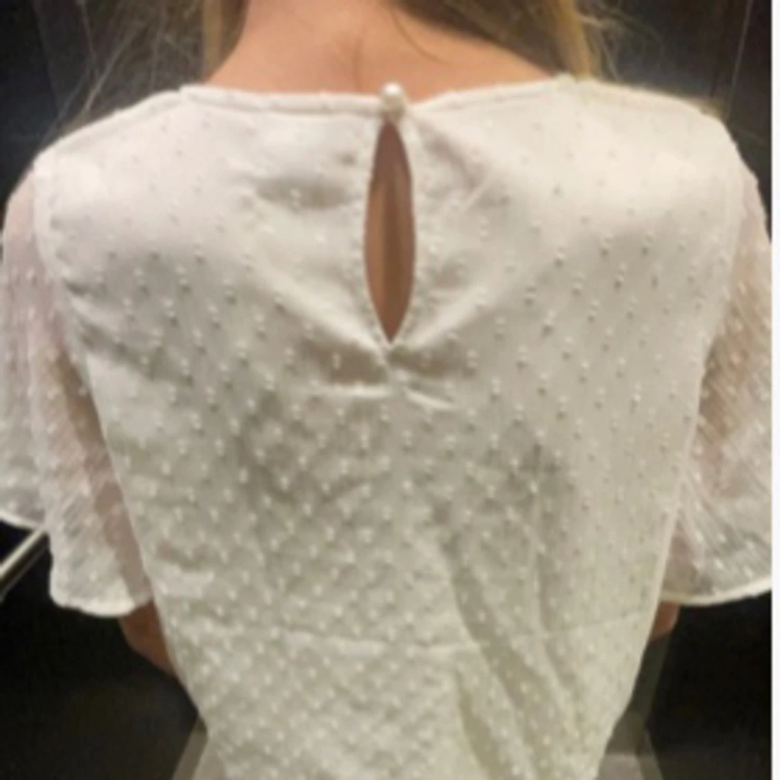 Fin vitt blus för barn💞 - 90