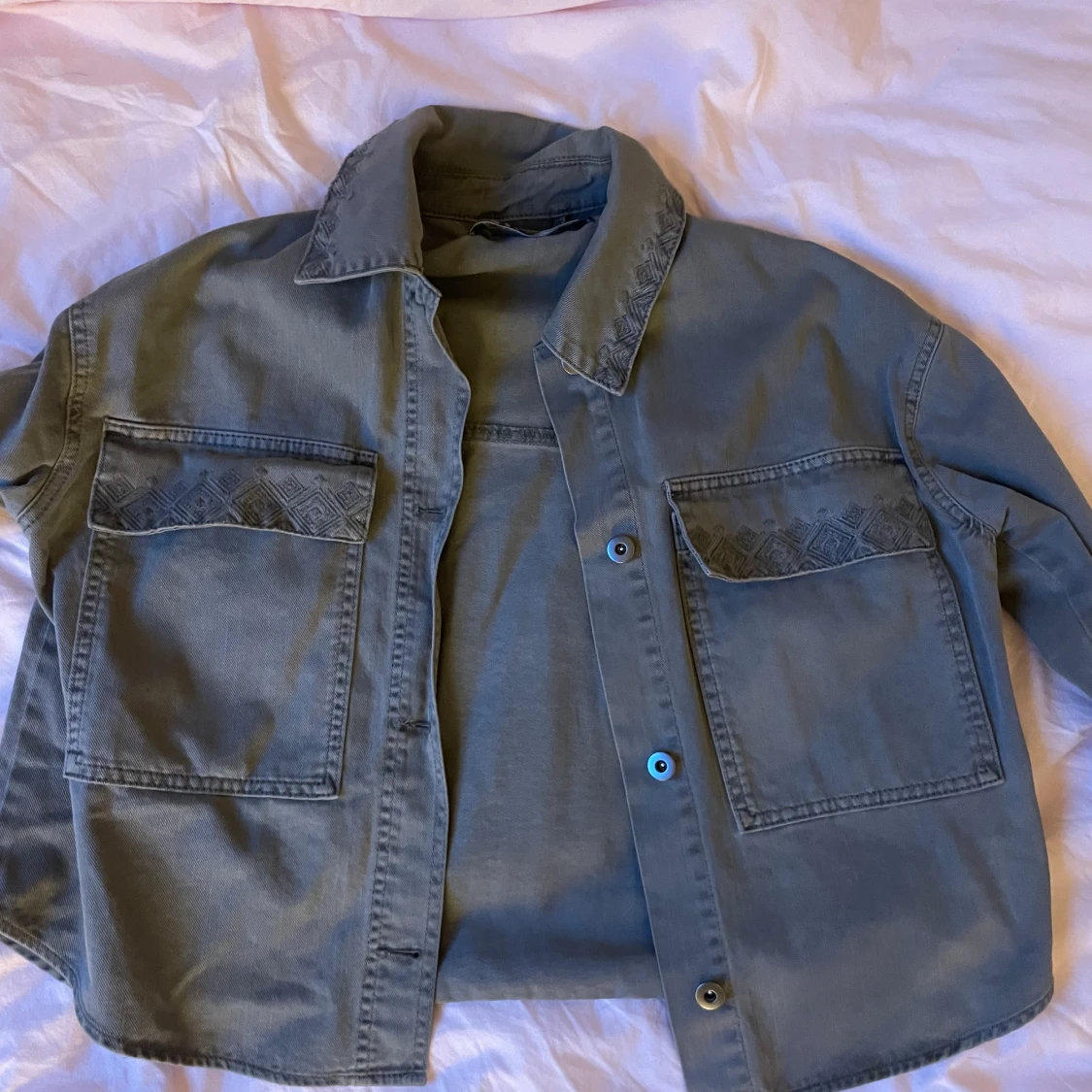 Grön jeansjacka - 91