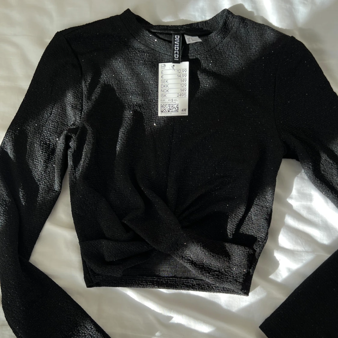 Glittery top (oanvänt)  - 90