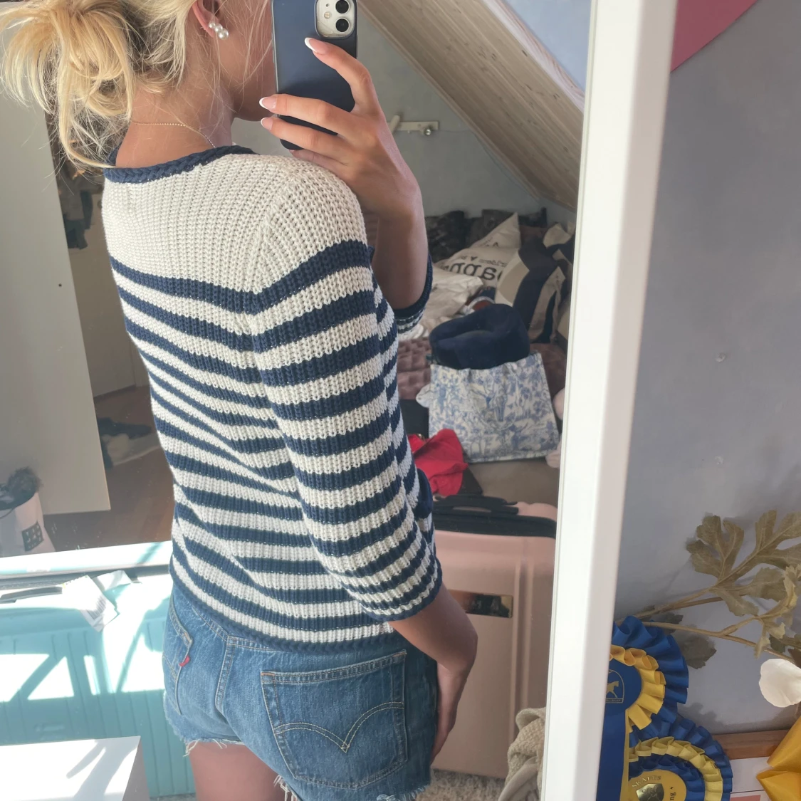 Trekvartsärmad kofta - 91