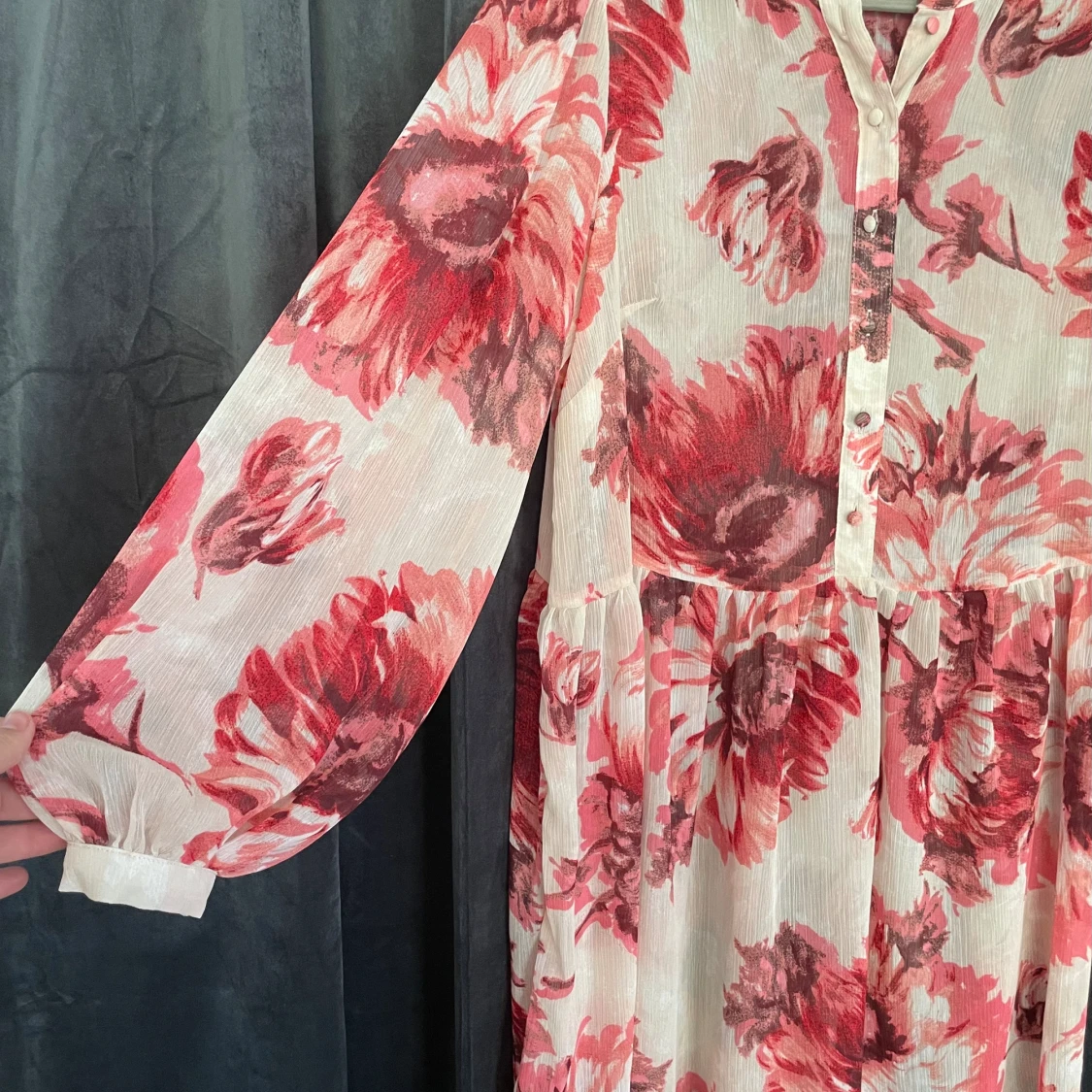 Blommig klänning  - 90