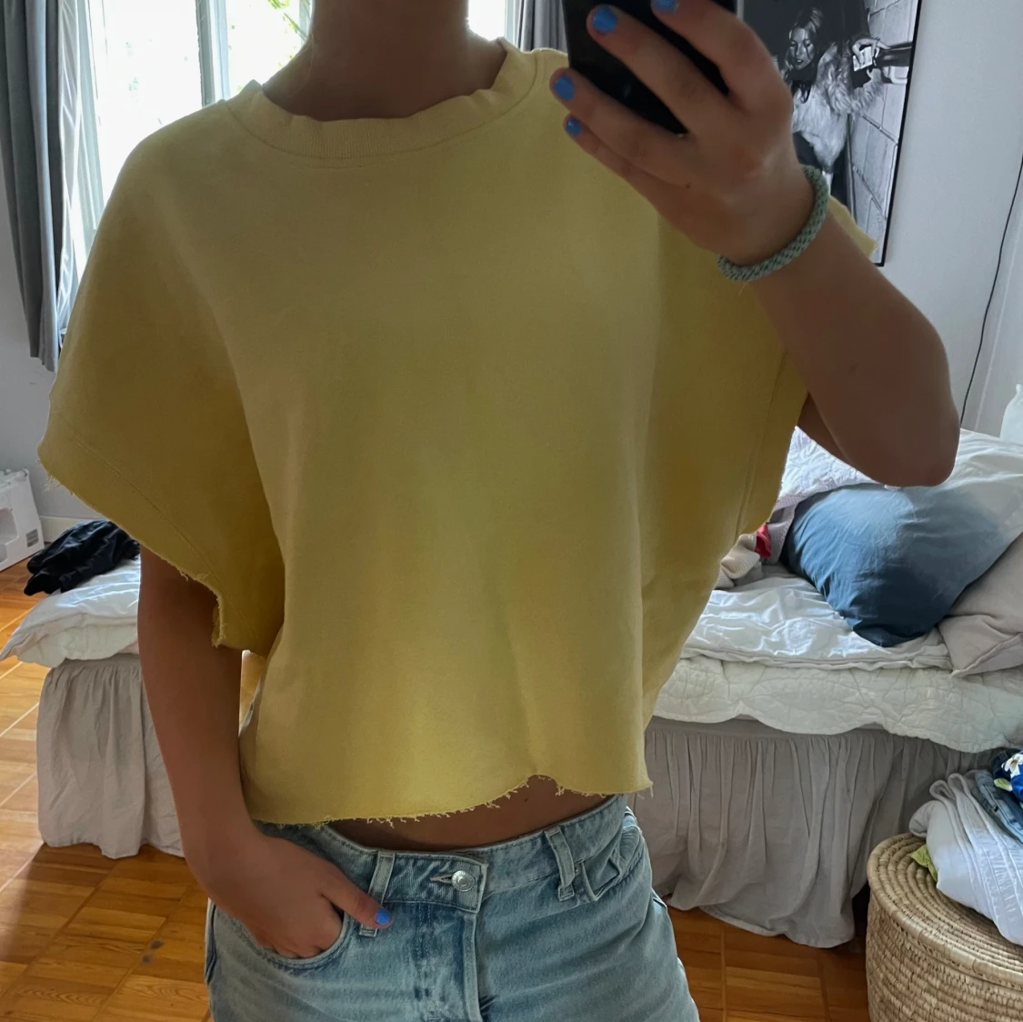 Ljusgul topp - 90