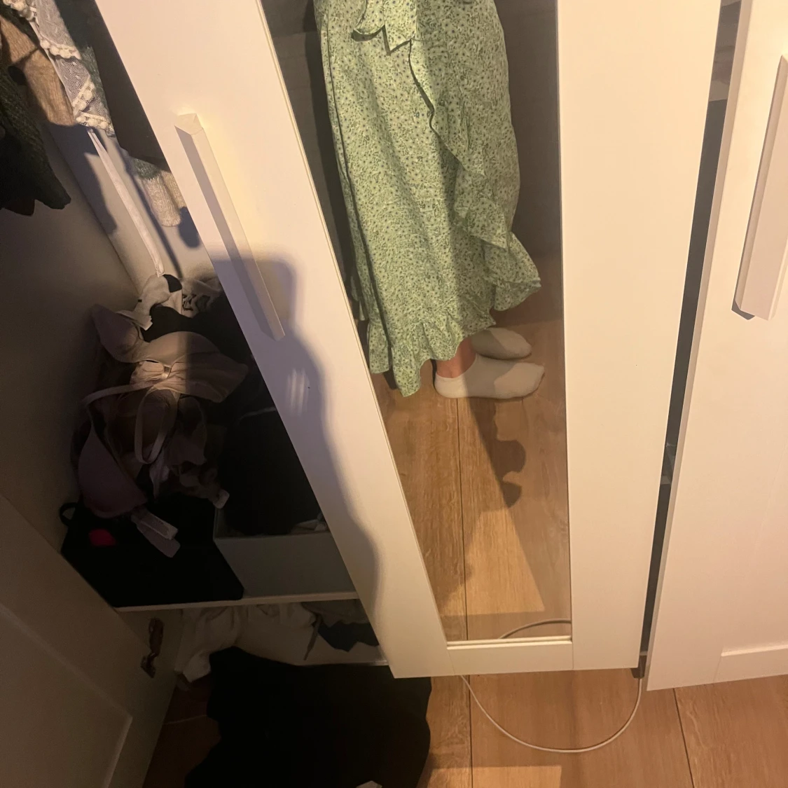 Blommig Omlottkjol - 90