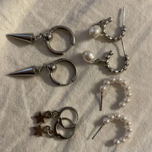 örhängen  - silver-10kr styck alla för 30kr guld-10kr styck alla för 20kr