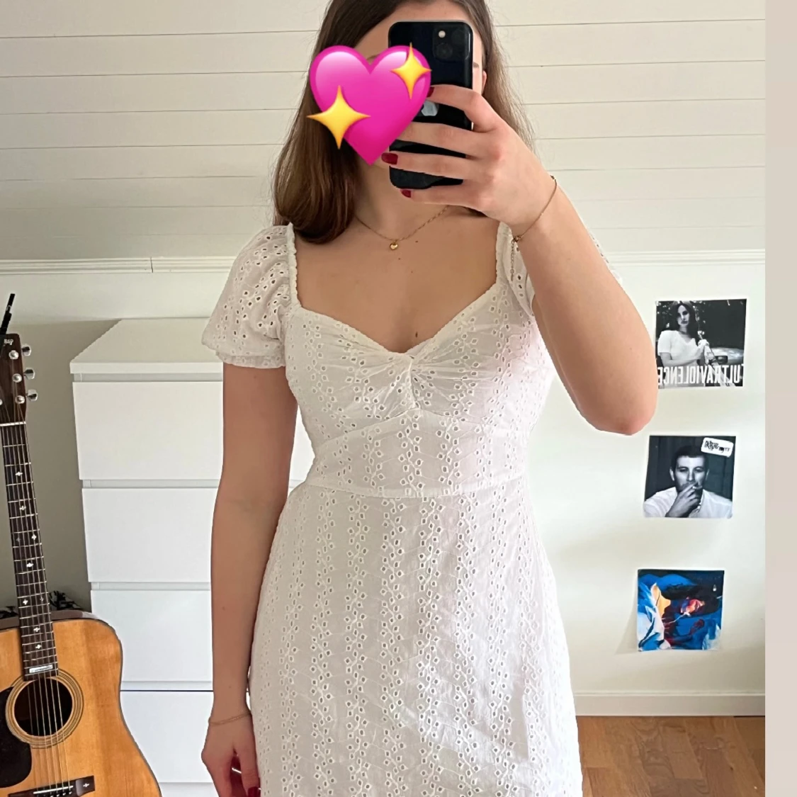 studentklänning / vit klänning - 91