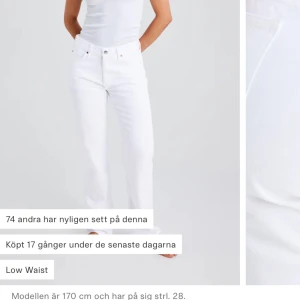 Lågmidjade jeans  - Säljer pågrund av att jag inte tog kvitto endast testade. Från bikbok