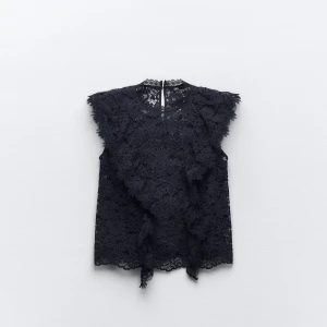 Zara topp - Populära spetstopp från zara, använd få ggr