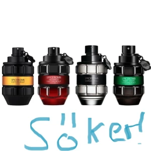 Söker Spicebomb - Hej!  Jag söker efter en Spicebomb. ML spelar ingen roll. Helst vanliga eller extreme men andra funkar också. INGA SAMPLES Kan köpa och byta!