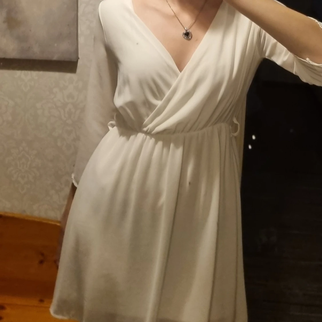 Vit klänning  - 90
