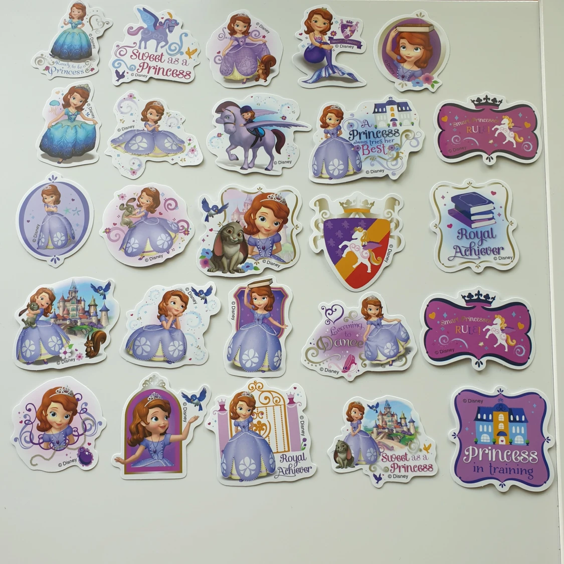 25st sofia den första, Disney klistermärken, stickers, pyssel  - 90