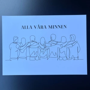 Hov1 poster ”alla våra minnen” - Liggades Storlek A4 50kr+frakt 