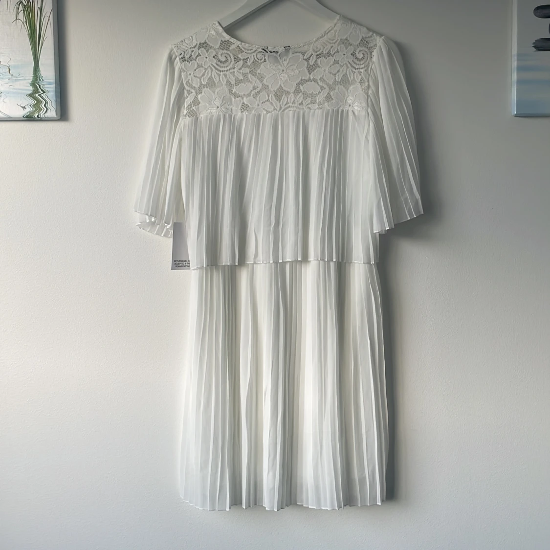 Vit sommarklänning - 91