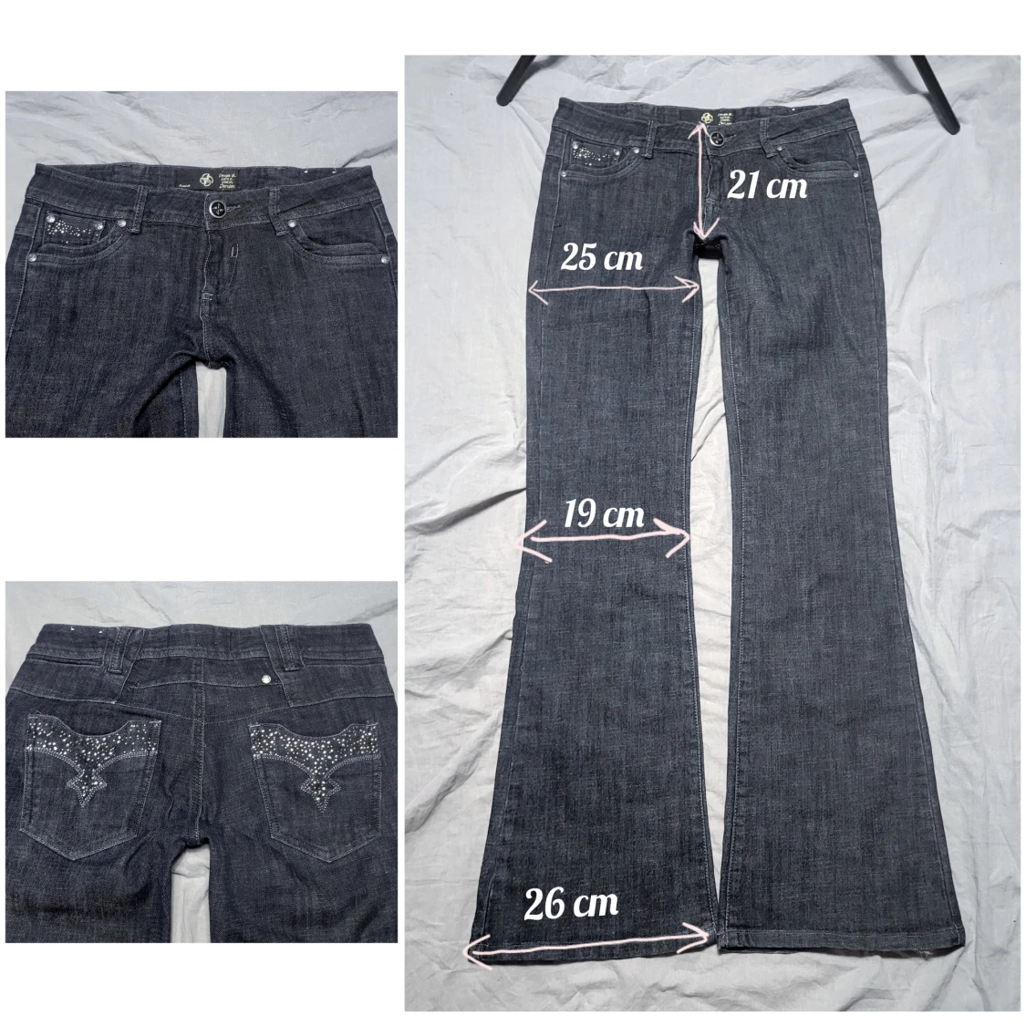 Lågmidjade jeans - 90