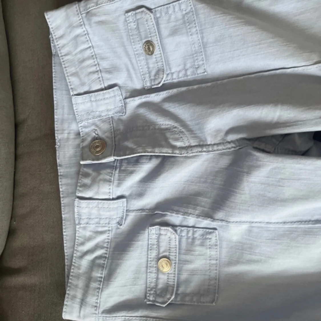 Stockholmsstil lowwaist lågmidjade cargo jeans - 90