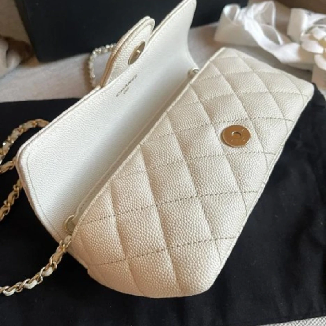 Chanel Wallet on Chain Beige  - 90