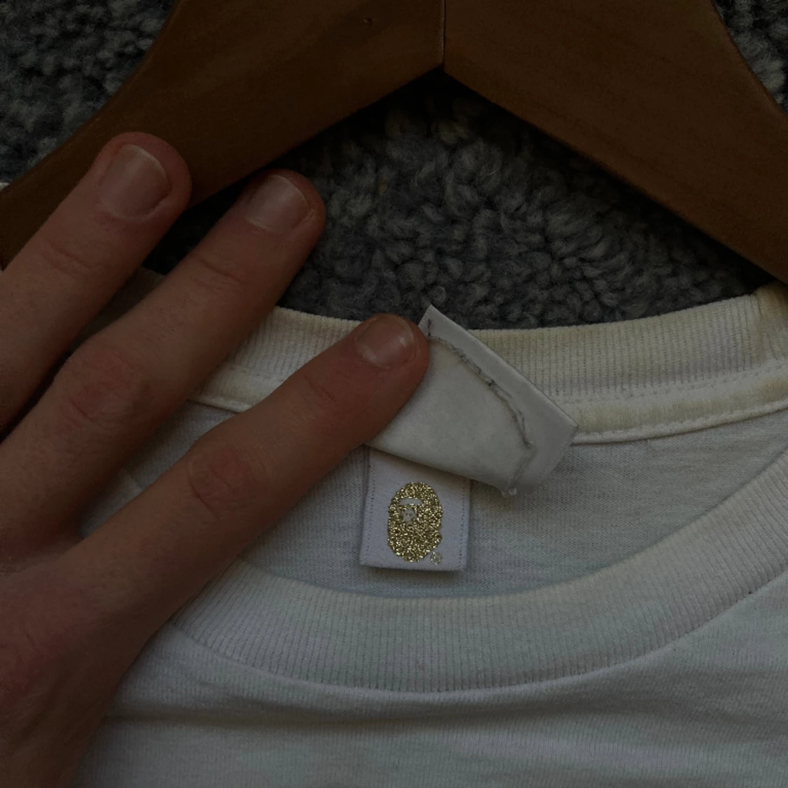 OG Bape Tee Ape Head (Grey) 2018 - 91