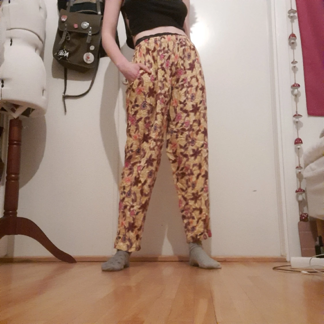 Mönstrade pyjamasbyxor