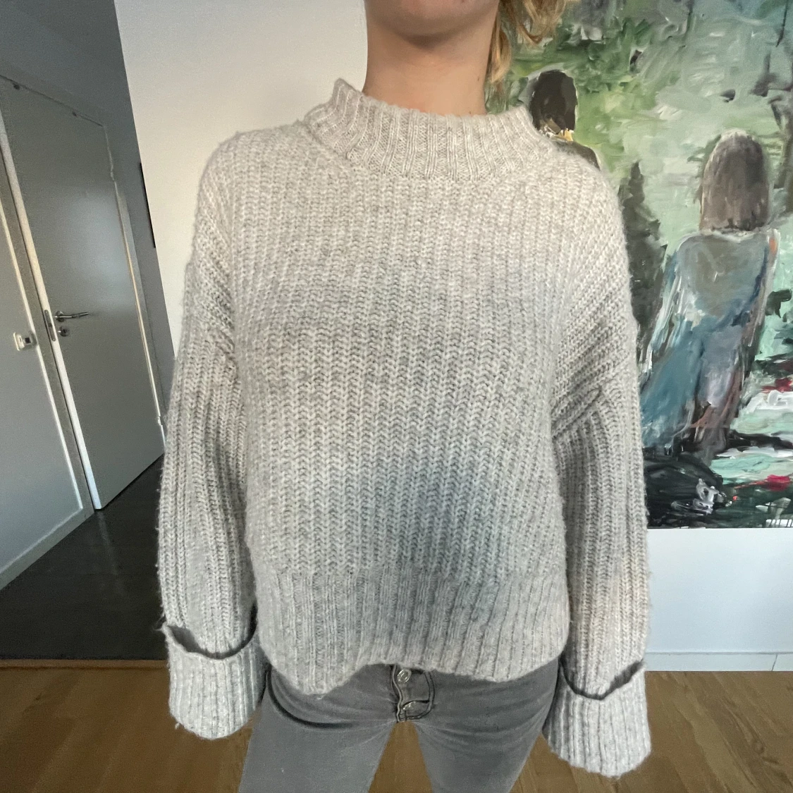 Stickad tröja från Gina 